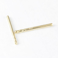 Dřík k připájení Au 585 (zlato 14kt)