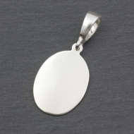 Oválek pro gravírování 19x13 mm Ag 925