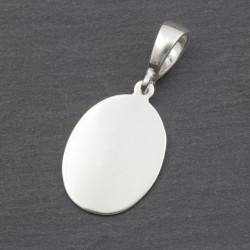 Oválek pro gravírování 19x13 mm Ag 925