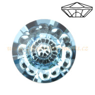 Swarovski 1681 Vision Round Stone 12mm  Aquamarine F Swarovski 1681 Vision Round Stone 12mm  Aquamarine F