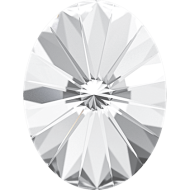Swarovski Oval Rivoli 4122 8x6mm - Crystal F
