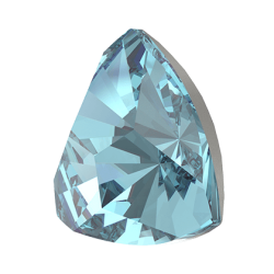 Kaleidoscope Triangle 4799 Aquamarine 9,2x9,4mm