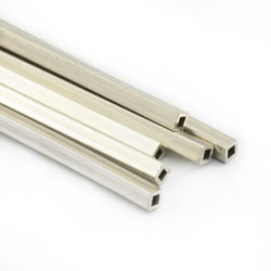 Polotovar trubička hranatá 2,5x2,5mm   Ag 925  /1cm/