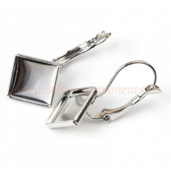 Bižuterní prsten  Chessboard 12mm Rh