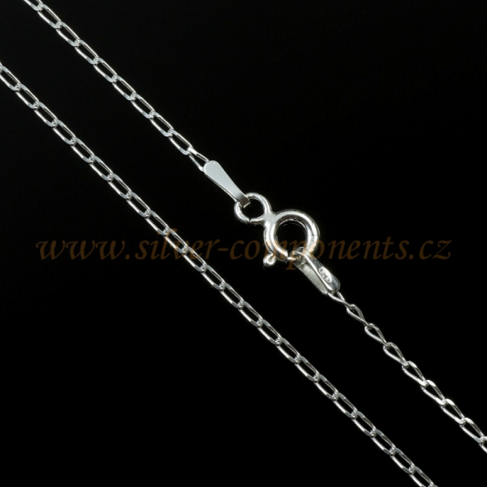 Řetízek OČKOOVÁL 1,8mm Ag 925/1000 - 42cm Řetízek OČKOOVÁL 1,8mm Ag 925/1000 - 42cm