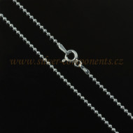 Řetízek Kuličkový 1,2 Ag 925/1000 - 50cm Řetízek Kuličkový 1,2 Ag 925/1000 - 50cm