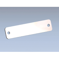 Polotovar destička náramková obdélník 23x5,5x0,5mm - Ag 925/1000