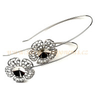 Bižuterní Jumbo afroháček S FILIGRÁNEM pro Rivoli ss39 (8mm) Rh Bižuterní Jumbo afroháček S FILIGRÁNEM pro Rivoli ss39 (8mm) Rh