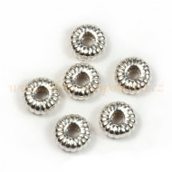 Rondelka rýhovaná RR04 Ag 925/1000