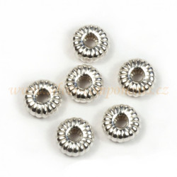 Rondelka rýhovaná RR04 Ag 925/1000