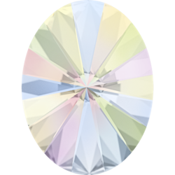 Swarovski Oval Rivoli 4122 8x6mm - Crystal AB F
