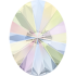 Swarovski Oval Rivoli 4122 8x6mm - Crystal AB F