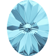 Swarovski Oval Rivoli 4122 8x6mm - Aquamarine F