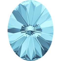 Swarovski Oval Rivoli 4122 8x6mm - Aquamarine F