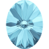 Swarovski Oval Rivoli 4122 8x6mm - Aquamarine F
