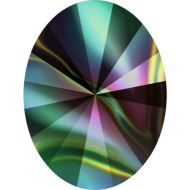 Swarovski Oval Rivoli 4122 14x10mm - Rainbow Dark F Swarovski Oval Rivoli 4122 14x10mm - Rainbow Dark F