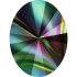 Swarovski Oval Rivoli 4122 8x6mm - Crystal Rainbow Dark F