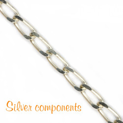 Řetízkovina - Pancer ovál 2,6mm Ag 925 /1cm/