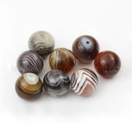 Achát BOTSWANA kulička 10mm Achát BOTSWANA kulička 10mm