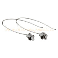 Bižuterní Jumbo afroháček pro kytičky 4744 10mm Rh Bižuterní Jumbo afroháček pro kytičky 4744 10mm Rh