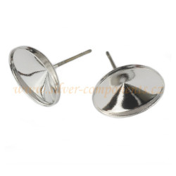 Bižuterní dřík pro Oval Rivoli - Rh