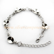 Bižuterní ozdobný náramek pro Rivoli SS47 (10mm) Rh