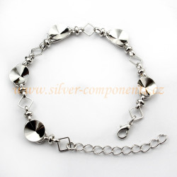 Bižuterní ozdobný náramek pro Rivoli SS47 (10mm) Rh