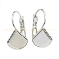 Bižuterní náušnicový háček pro  Fan 2714  10mm - Rh Bižuterní náušnicový háček pro  Fan 2714  10mm - Rh