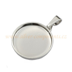 Bižuterní přívěsek pro Crystal Rocks 15mm - Rh