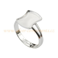 Bižuterní prsten pro Curvy 2540 - Rh Bižuterní prsten pro Curvy 2540 - Rh