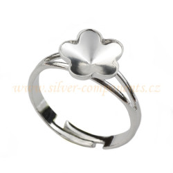 Bižuterní prsten pro KYTIČKY 4744 10mm Rh