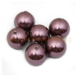 Crystal Burgundy Pearl 8mm