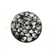 Swarovski Crystal Rocks 15mm black/Chrome Swarovski Crystal Rocks 15mm black/Chrome