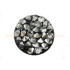 Swarovski Crystal Rocks 15mm black/Chrome