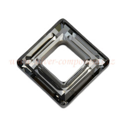 Swarovski Square Ring 4439 20mm - Crystal Silver Night