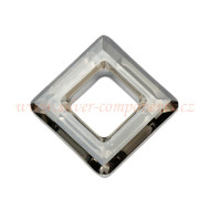 Swarovski Square Ring 4439 20mm - Crystal Satin CAL Swarovski Square Ring 4439 20mm - Crystal Satin CAL