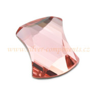 Swarovski Curvy 2540 12x9,5mm - Rose Peach F Swarovski Curvy 2540 12x9,5mm - Rose Peach F