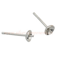 Dřík s miskou a trnem 5mm 925/1000 Dřík s miskou a trnem 5mm 925/1000