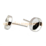 Dřík puzety s miskou 8mm PUS08 Ag925 Dřík puzety s miskou 8mm PUS08 Ag925
