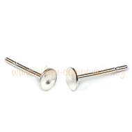 Dřík puzety s tal. 4mm PUS15 Ag 925/1000 Dřík puzety s tal. 4mm PUS15 Ag 925/1000