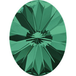 Swarovski Oval Rivoli 4122 8x6mm - Emerald F