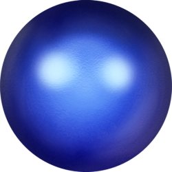 Crystal Iridescent Dark Blue Pearl 6mm