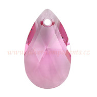 Swarovski kapka 22mm - Rose