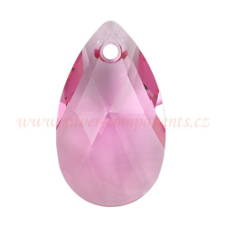 Swarovski kapka 22mm - Rose