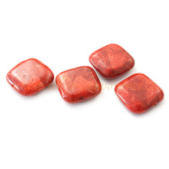 Korál polštářek 20x20 mm Korál polštářek 20x20 mm