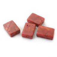 Korál obdélník 17x13 mm Korál obdélník 17x13 mm