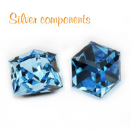 Kostka nalepovací Swarovski 4mm Aquamarine Kostka nalepovací Swarovski 4mm Aquamarine