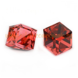 Kostka nalepovací Swarovski 4mm Padparadscha