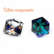 Kostka nalepovací Swarovski 4mm Bermuda Blue Kostka nalepovací Swarovski 4mm Bermuda Blue