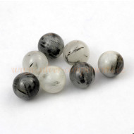 Křemen s turmalínem kulička 10 mm